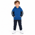 Blusa Moletom Connect com Capuz Infantil Menino TMX Kids&Teens - Marinho