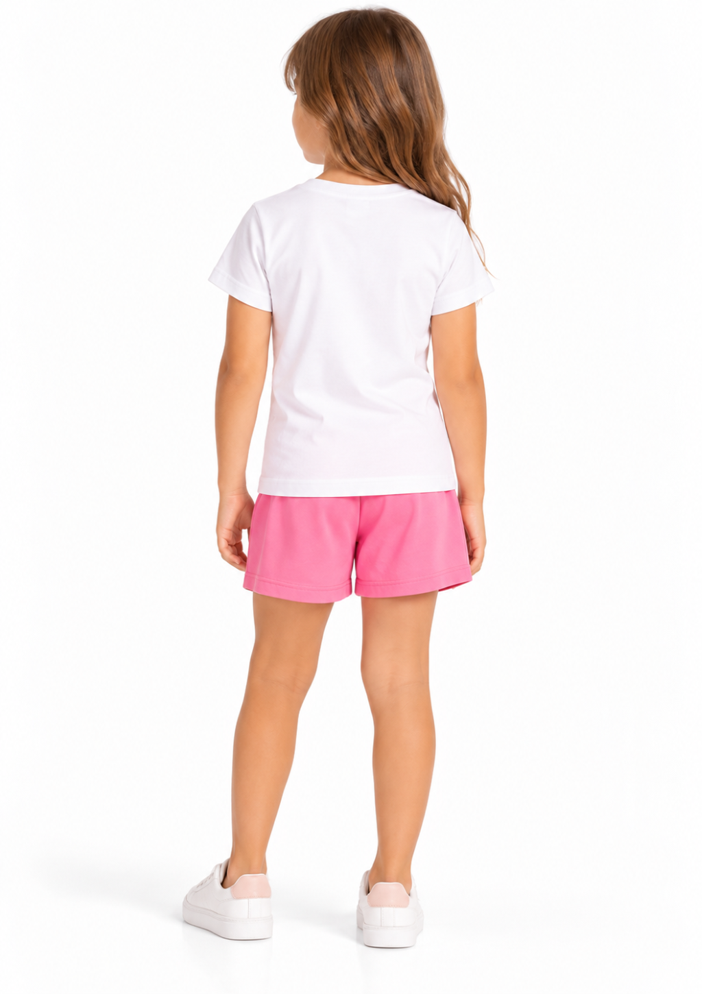 Conjunto Infantil Blusa e Shorts Menina Brandili -  Rosa