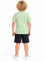 Conjunto Infantil Dinossauros Dino Competition Brandili - Verde