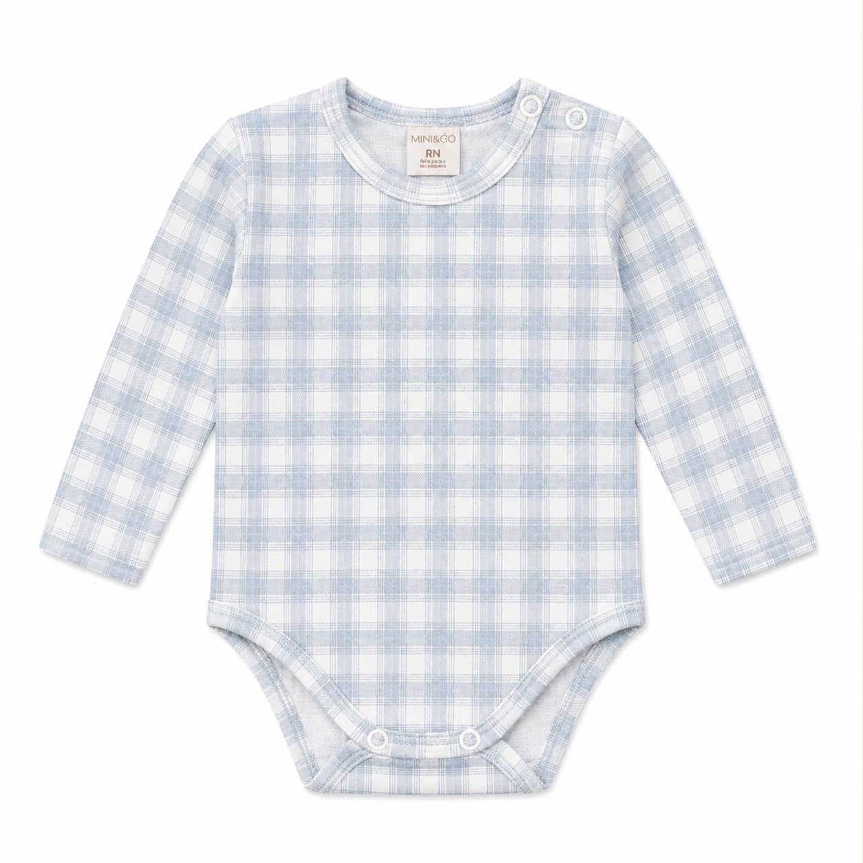 Body Manga Longa Avulso Masculino Mini & Co - Ursinhos