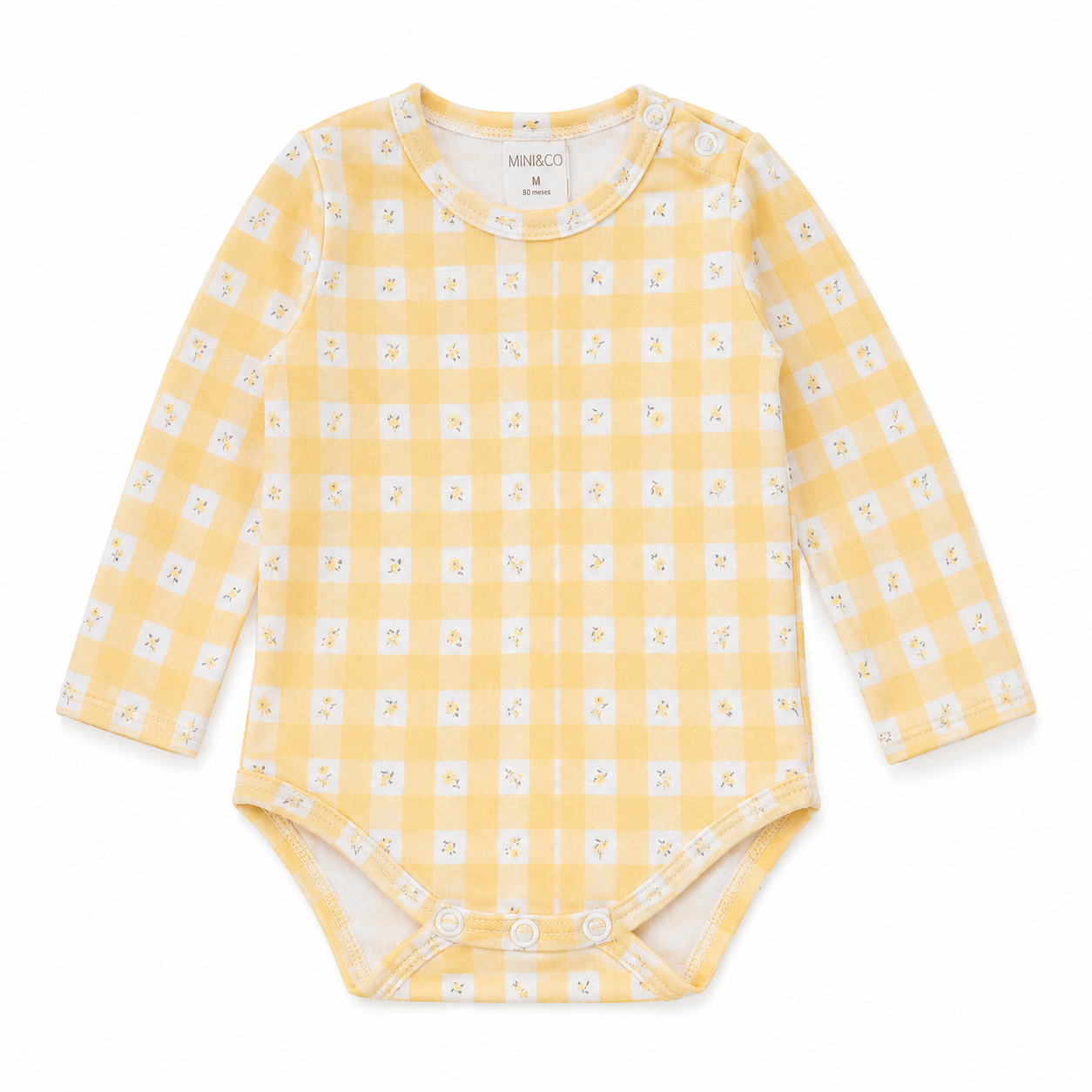 Body Manga Longa Avulso Suedine Femino Mini & Co - Patinhas