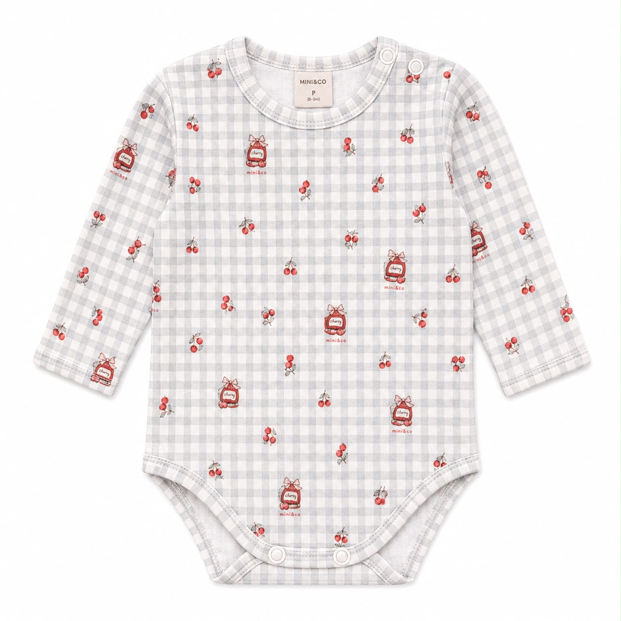 Body Manga Longa Avulso Feminino Mini & Co - Camponesa
