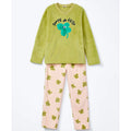 Pijama Longo Hering Kids Estampado Em Fleece Menina -Verde