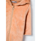 Pijama Peluciado Com Aplique Unissex Hering Kids- Marrom