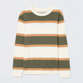 Suéter Em Tricô Listrado Hering Kids Masculino - Verde