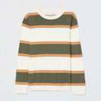 Suéter Em Tricô Listrado Hering Kids Masculino - Verde