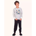 Pijama Manga Longa Com Estampa Menino MagiaMix-Botonê