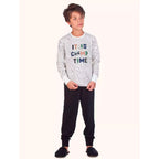 Pijama Manga Longa Com Estampa Menino MagiaMix-Botonê
