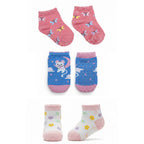 Kit 3 Pares De Meias Cano Longo Antiderrapante Trifil Baby Feminino