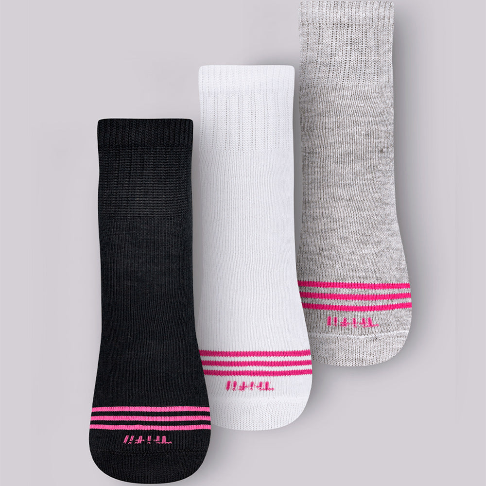 Meia Cano Curto Esportiva Trifil Kids Listras Feminino
