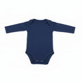 Body Manga Longa Liso Taita 100% Algodão Unissex - Azul Marinho