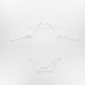 Body Manga Longa Liso Taita 100% Algodão Unissex - Off-White