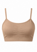 Top Teen Sem Costura Menina Zee Rucci - Bege