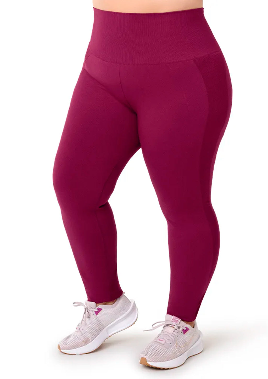 Calça Legging Plus Size High Rise Zee Rucci Feminino - Marsala