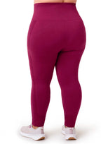 Calça Legging Plus Size High Rise Zee Rucci Feminino - Marsala