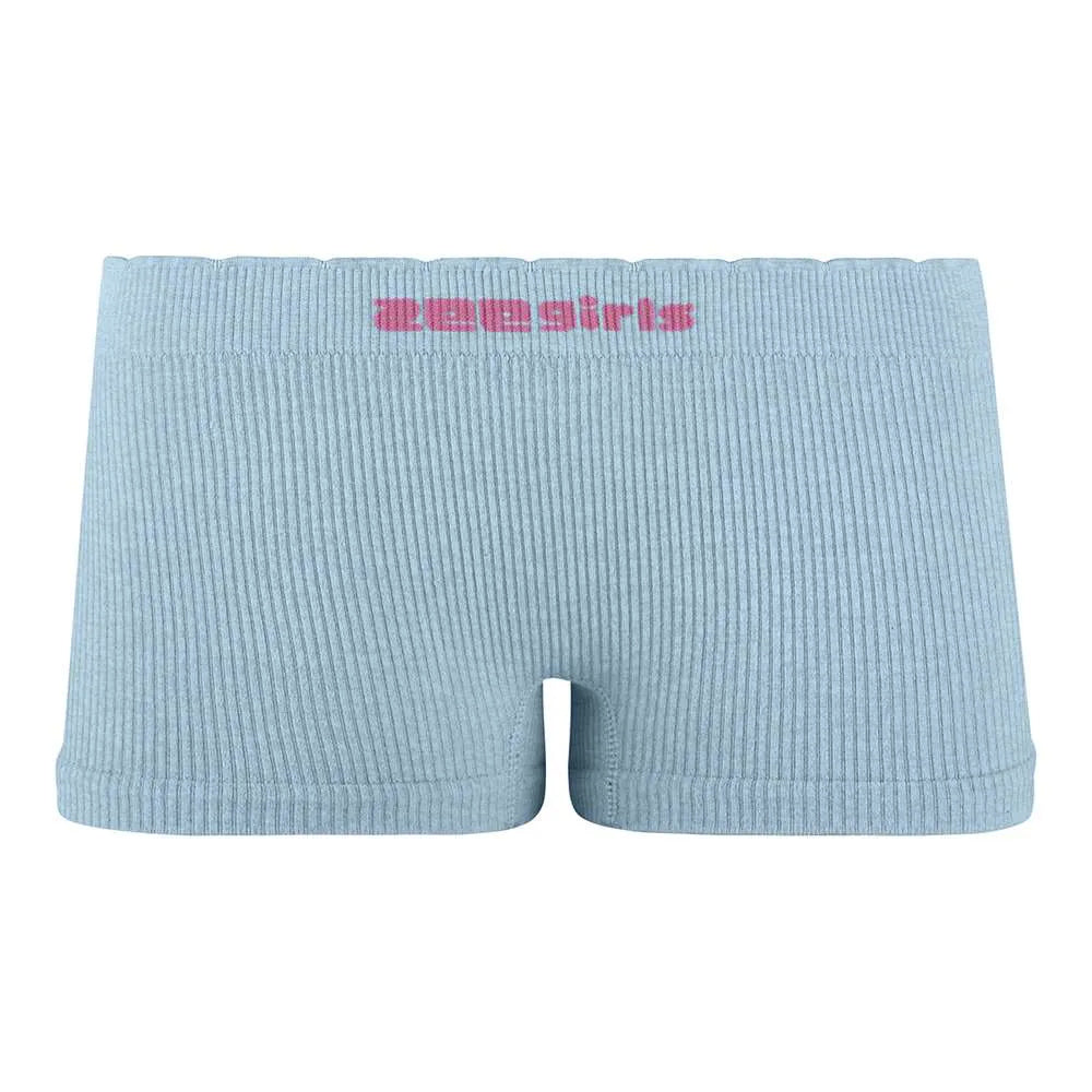 Calcinha Boxer Mescla Infantil Sem Costura Zee Rucci – Azul