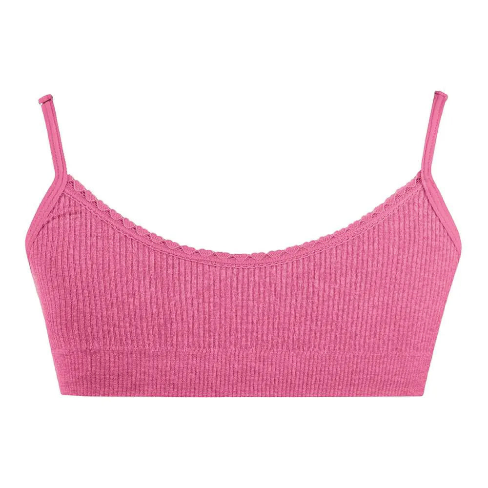 Top Mescla Sem Costura Infantil Zee Rucci – Rosa