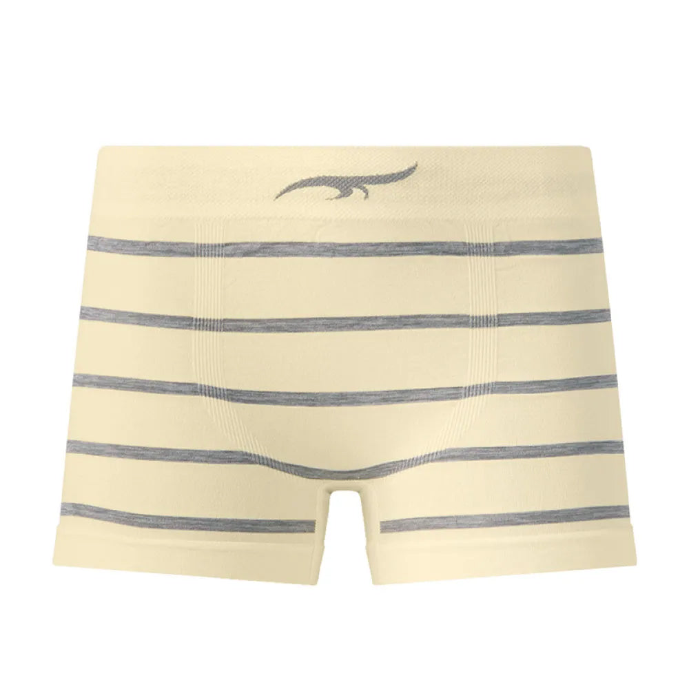 Cueca Boxer Sem Costura Infantil Zee Rucci – Amarelo Listrado