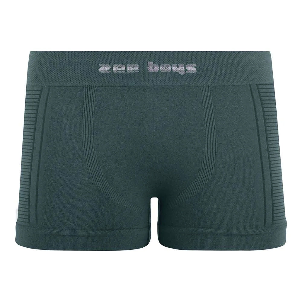 Cueca Boxer Sem Costura Infantil Zee Rucci – Verde Escuro