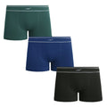 Kit 3 Peças Cueca Boxer Sem Costura Infantil Zee Rucci – Verde/Azul/Preto