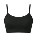 Top com Bojo Teen Sem Costura Infantil Zee Rucci - Preto