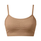 Top com Bojo Teen Sem Costura Infantil Zee Rucci – Marrom