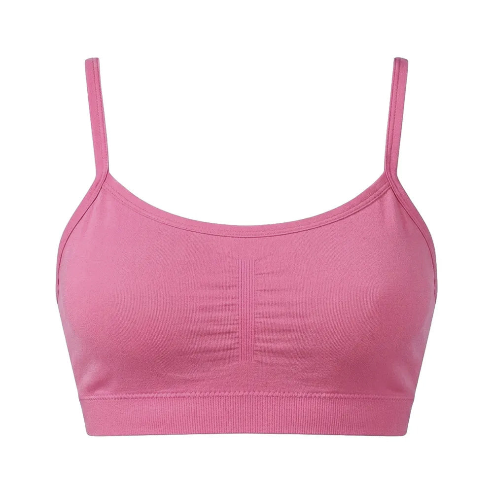 Top com Bojo Teen Sem Costura Infantil Zee Rucci – Rosa
