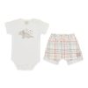 Conjunto Body Manga Curta e Shorts Barra Virada Masculino – Dino