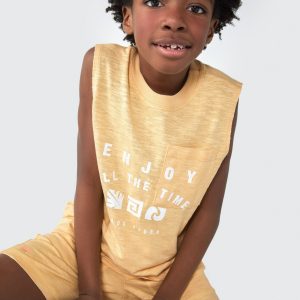 Alternative view of Camiseta Regata Amarela Enjoy All The Time Hering - Masculina