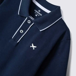 Alternative view of Camiseta Polo Básica Azul Marinho Hering - Masculino