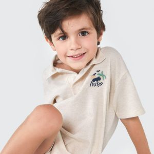 Alternative view of Camiseta Polo Oversized Manga Curta Coqueiro Hering - Masculina