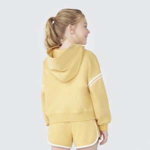 Alternative view of Jaqueta Moletom com Capuz Amarela Hering - Feminina