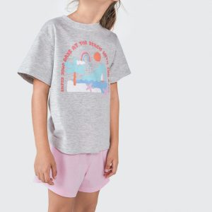 Alternative view of Conjunto de Pijama Curto Sun & Sea Hering - Feminino