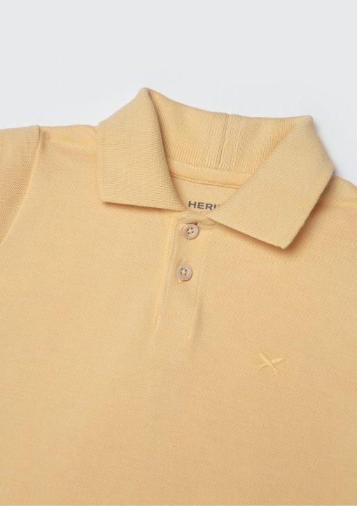Macacão Curto Polo Amarelo Hering - Masculino - Imagem 2