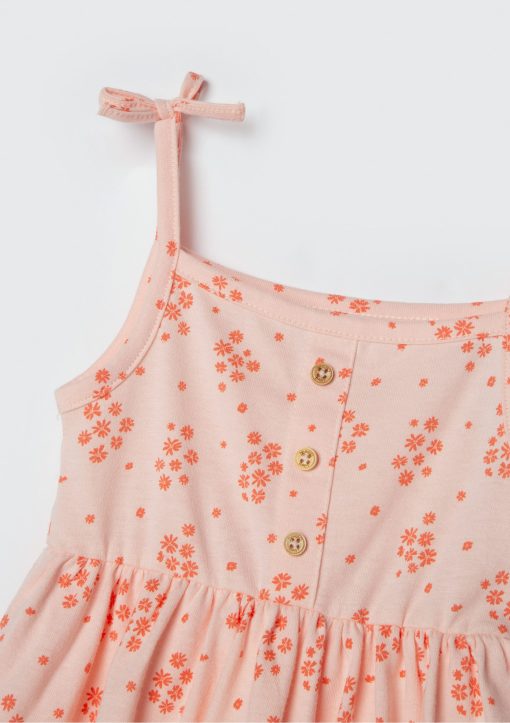 Body Vestido Alcinha Estampado Laranja Hering - Feminino - Imagem 2