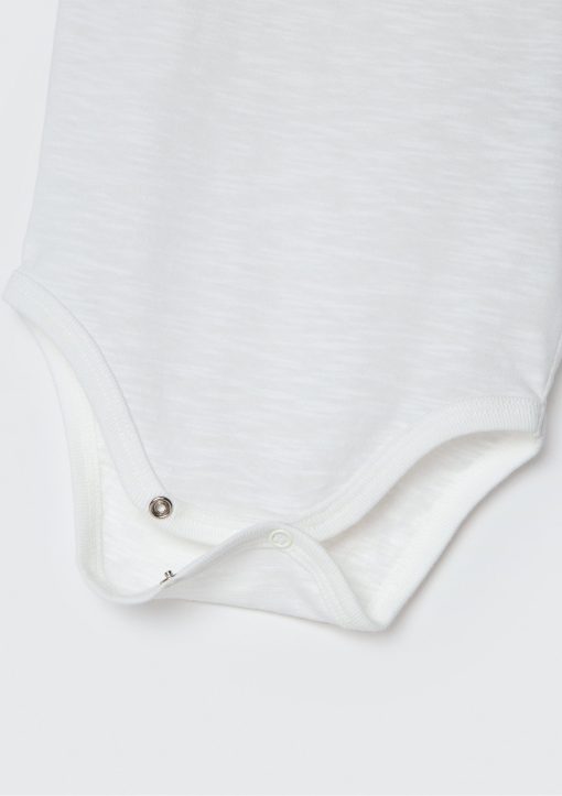 Body Regata Babado Off White Hering - Feminino - Imagem 3