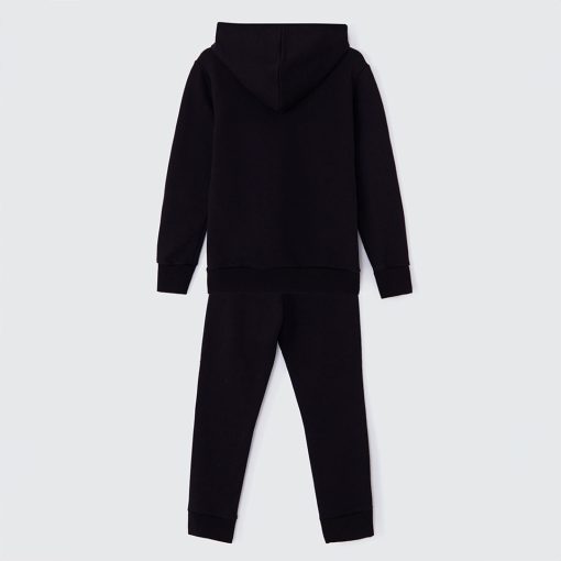 Conjunto Blusão com Capuz e Calça Preto e Azul Hering - Masculino - Imagem 2