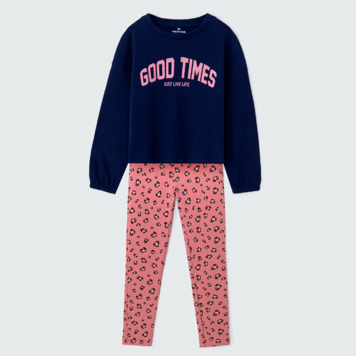 Conjunto Blusa Manga Longa e Legging Good Times Hering - Feminino