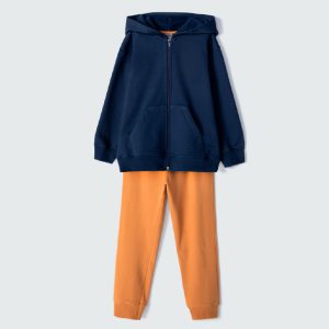 Conjunto Jaqueta Moletom com Capuz e Calça Keep It Positive Hering - Masculino