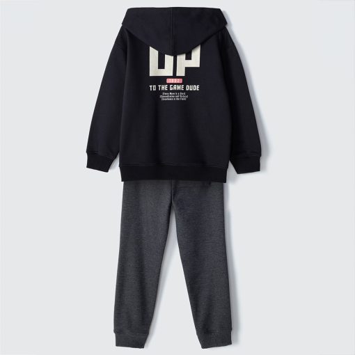 Conjunto Jaqueta Moletom com Capuz e Calça UP Hering - Masculino - Imagem 2
