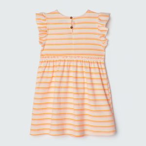 Alternative view of Vestido Meia Manga com Babados Estampado Flores Hering - Feminino
