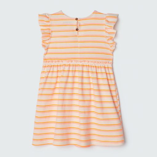 Vestido Meia Manga com Babados Estampado Flores Hering - Feminino - Imagem 2