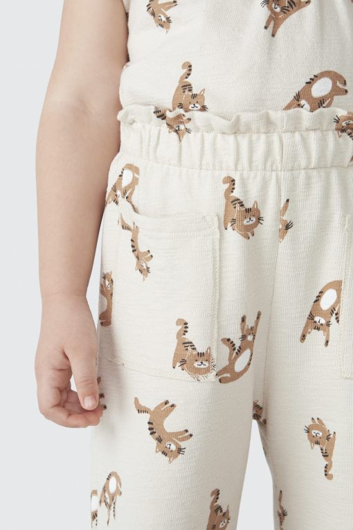 Calça Estampada Gatinha Hering - Feminina - Imagem 3