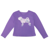 Camiseta Manga Longa Cotton Bordada Lantelouja Lilás Charpey - Feminina
