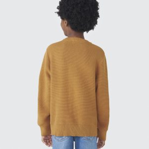 Alternative view of Blusão Manga Longa Tricot Caramelo Hering - Masculino