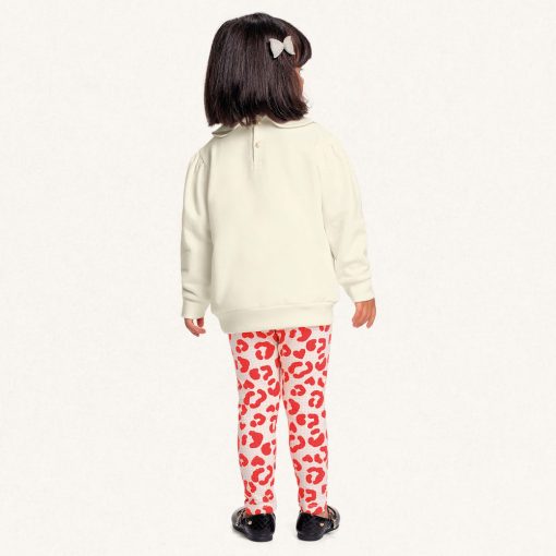 Conjunto Blusa Moletom Gola e Legging Leão Fakini - Feminino - Imagem 5