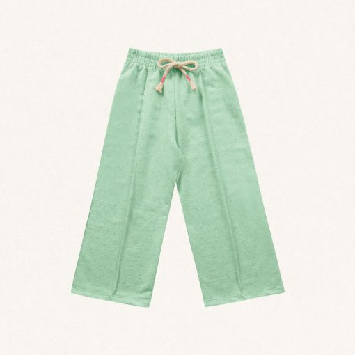Calça Malha Wide Leg Cordão Fakini - Feminina - Imagem 2