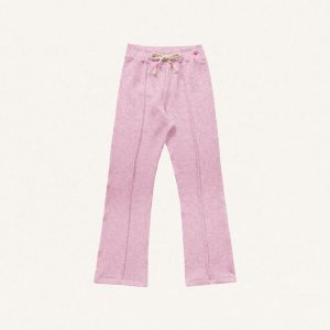 Alternative view of Calça Malha Flare Cordão Fakini - Feminina