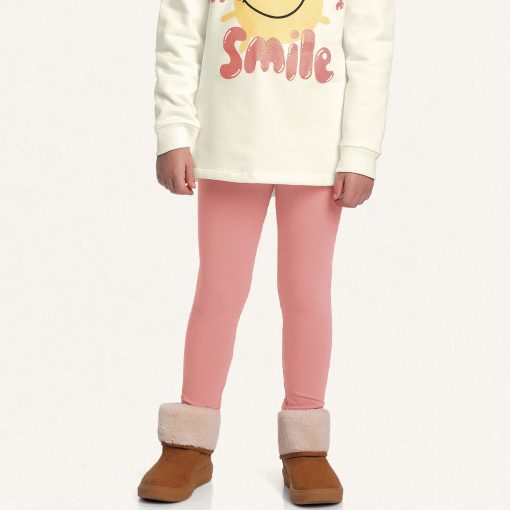 Conjunto Blusão Moletom e Legging Smile Coral Fakini - Feminino - Imagem 3