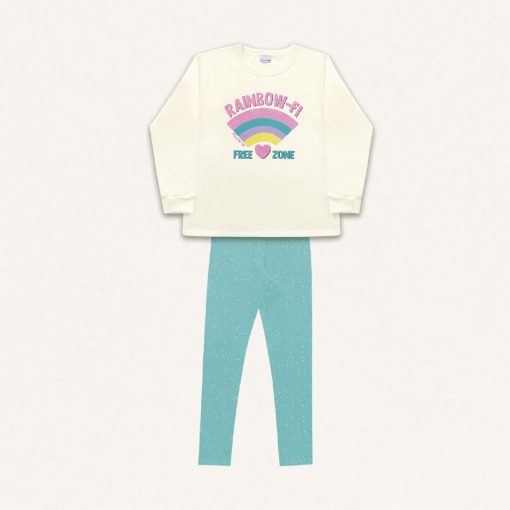 Conjunto Moletom Blusa e Legging Rainbow-Fi Fakini - Feminino - Imagem 4